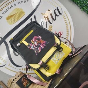 Demons Hunter Kids Black and Yellow Backpack